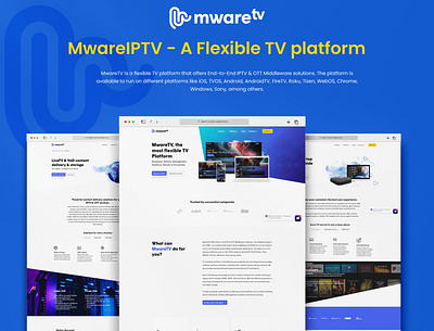 MwareIPTV - A Flexible TV Platform android ios media entertainment mobile web