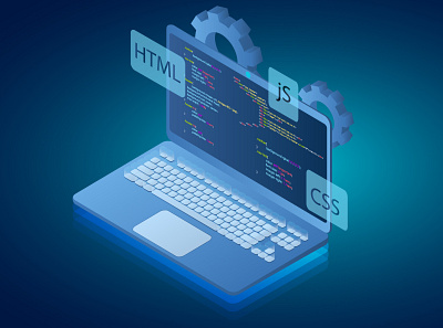 Web development and programming 3d app branding coding design development graphic design illustration laptop logo poster programming typography ui ux vector web