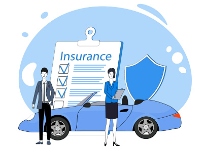 Car insurance app branding car contract design graphic design illustration insurance logo project typography ui ux vector