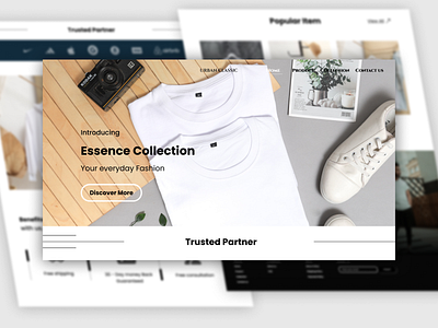 E - Commerce Landing Page