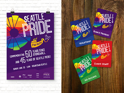 Seattle Pride 2019 Branding Package