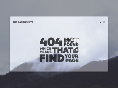 404 Page