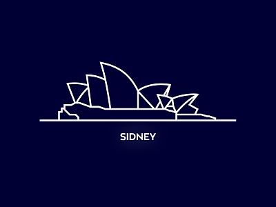 Sidney blue city illustration sidney stroke theatre