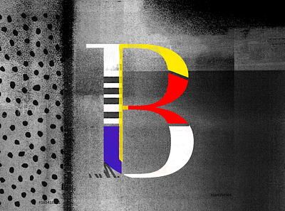 B - Experiments color dots old school texture paint texture type