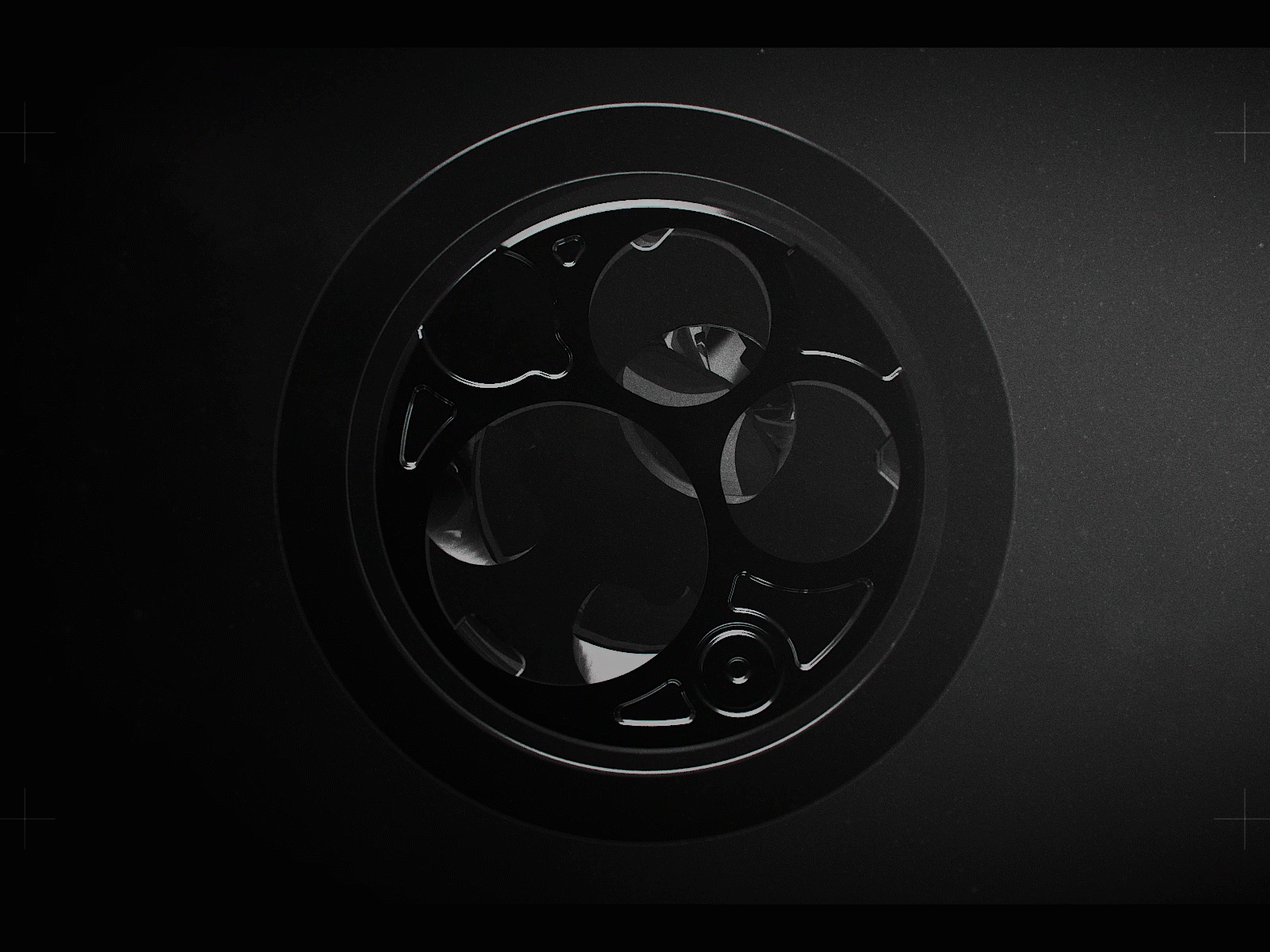 Ideal Standard - Ceramic Disks black and white c4d concept light metal metalic modeling