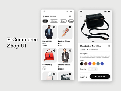 E-Commerce Shop app community design designer figma illustration productdesigner typography ui ux