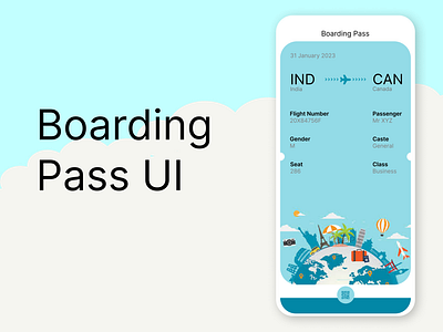 Boarding Pass UI