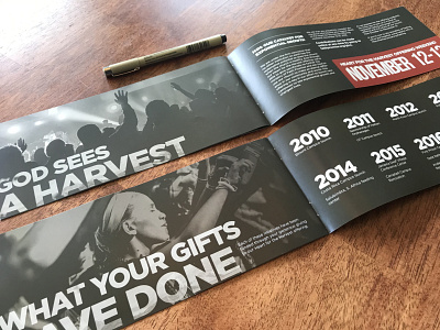 Campaign Booklet Design booklet design campaign church design nonprofit