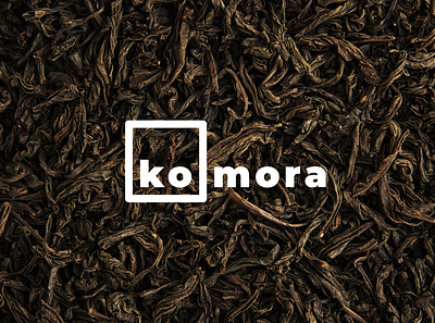Logotype for Komora. Craft brand of tea and healthy snacks branding corporate identity craft graphic design logo logodesign logotype packaging tea tea packaging