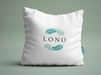 Logotype for bed linen brand LONO bed linen brand design branding corporate identity graphic design logo logo design logotype rebranding
