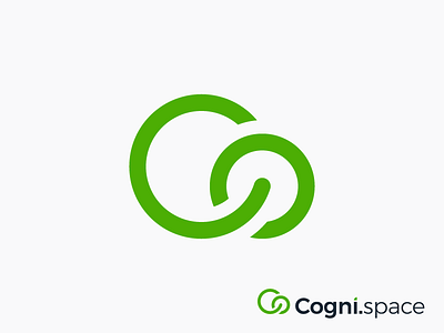 Cogni.space abstract c cloud cogni cognitive crowd source data document logo monogram platform publishing