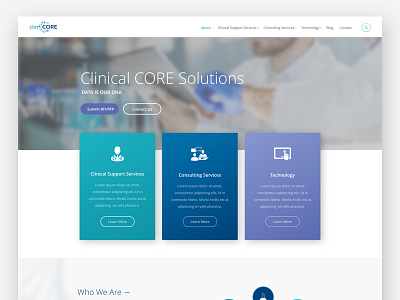 clinCORE WordPress Design