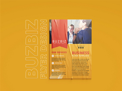 BUZBIZ CORPORATE FLYER DESIGN brand design branding business corporate design corporate flyer design flyer
