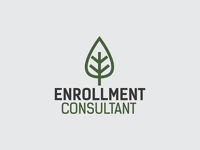 Enrollment Consultant Logo brand branding logo marketing