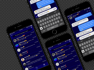 iOS Chat App Design