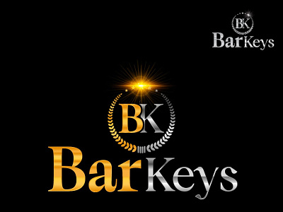 Bar keys Logo Design graphic design logo