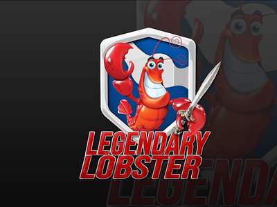 Legendary Lobster graphic design logo