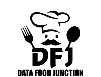 DFJ Logo graphic design logo