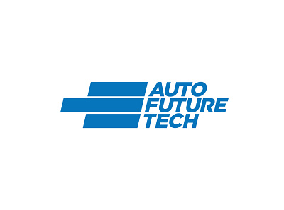 Auto Future Tech blue branding car fast logo simple speed