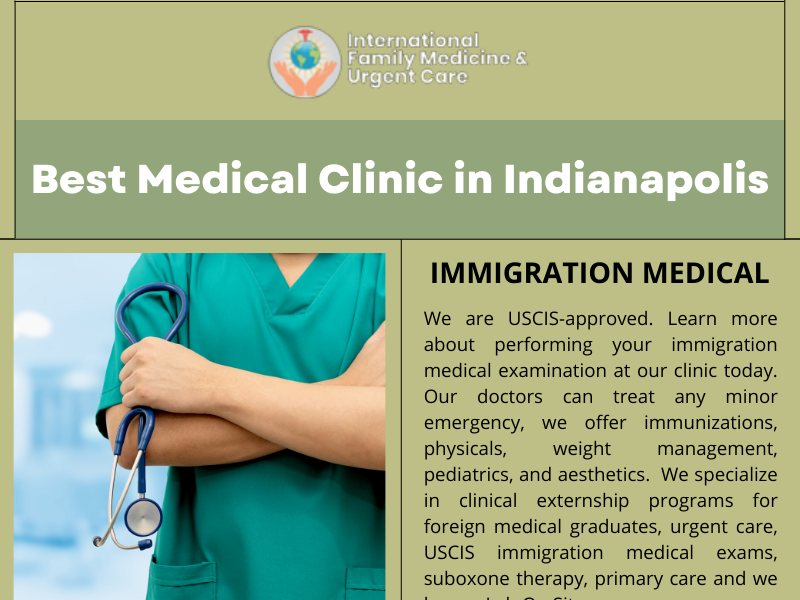 Best Medical Clinic in Indianapolis by International Family Medicine