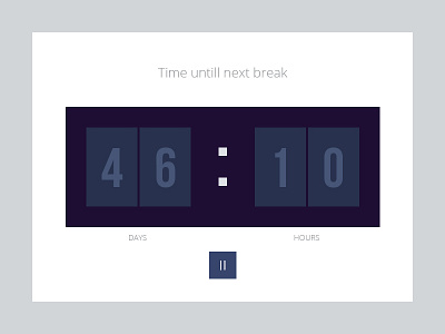 Dailyui #014 (Countdown Timer) clean design countdown timer interface dailyui day 014 flat design minimal design ui design