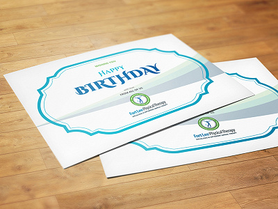 Birthday card birthday card clean flyer medical postcard post card print pro