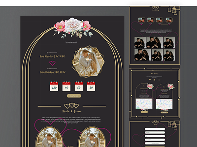 Wedding Invitation Landing Page