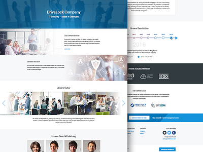 DriveLock – About Company Page about backgroun company diagram gallery photo slider