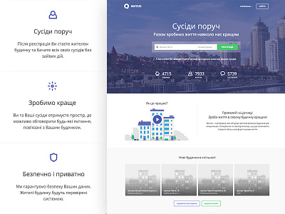 Zyteli – social for neighbors (new design for home) building features home icons neighbors register social video