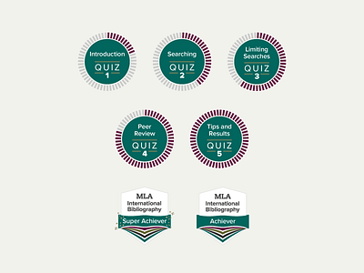 Quiz Badges 2 badge digital