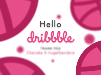 First Dribbble Shot animation gif