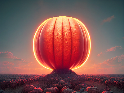 Huge Pumpkin design graphic design