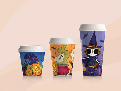 Coffee Cup for Halloween Time