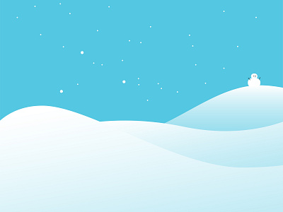 Winter digital art illustration vector art