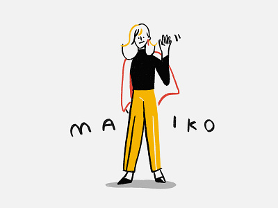 maiko character digital art illustration pro create