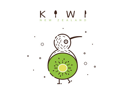 【NZ】Kiwi illustration whv