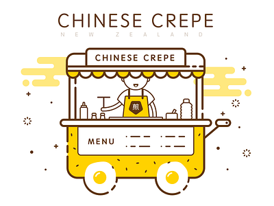 【NZ】Chinese Crepe illustration whv