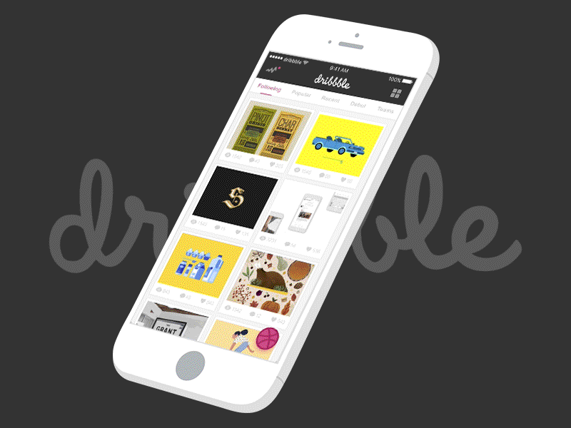 Dribbble APP