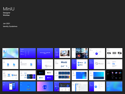 MiniU 一款为开发者提供的低代码平台_品牌设计 branding graphic design ui
