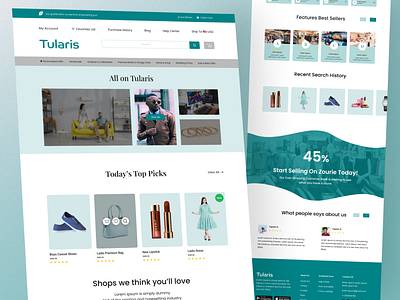 Tularis Multi Vendor E-commerce Website