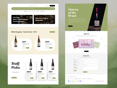 Sommcellars design logo typography ui ux