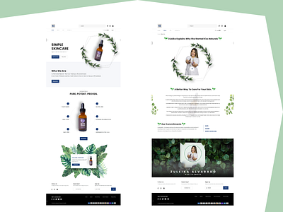 Kiss Natural branding design graphic design mockups prototype ui ux