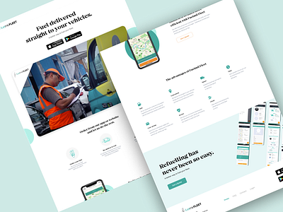Fuelmii Fleet branding design prototype ui ux