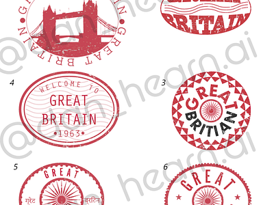 'Great Britain (Treen, 2022)' Logo Mockup design graphic design illustration logo