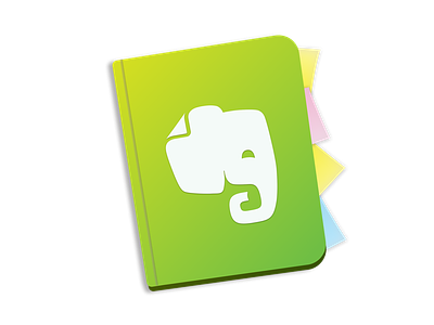 Evernote Yosemite Icon book elephant evernote icon mac note notebook post it