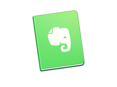 Evernote mac app icon redesign app apple book evernote handbook icon a day icon app icon artwork mac macapp