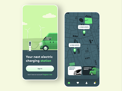 EV Charging Stations App Concept adobe xd app clean design electric electrice vehicle ev illustration iphone mobile app mobile design mockup design modern design ui uiux ux