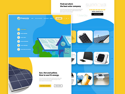 Magesolar redesign - Homepage