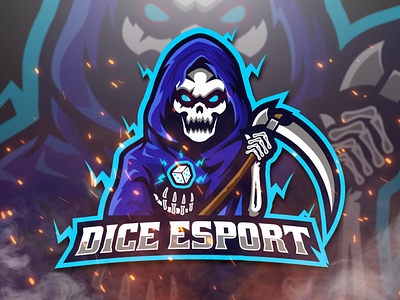 Reaper Mascot Logo | Mascot Logo | Gaming | Esports