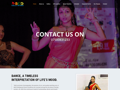 abcd dance ui ux web